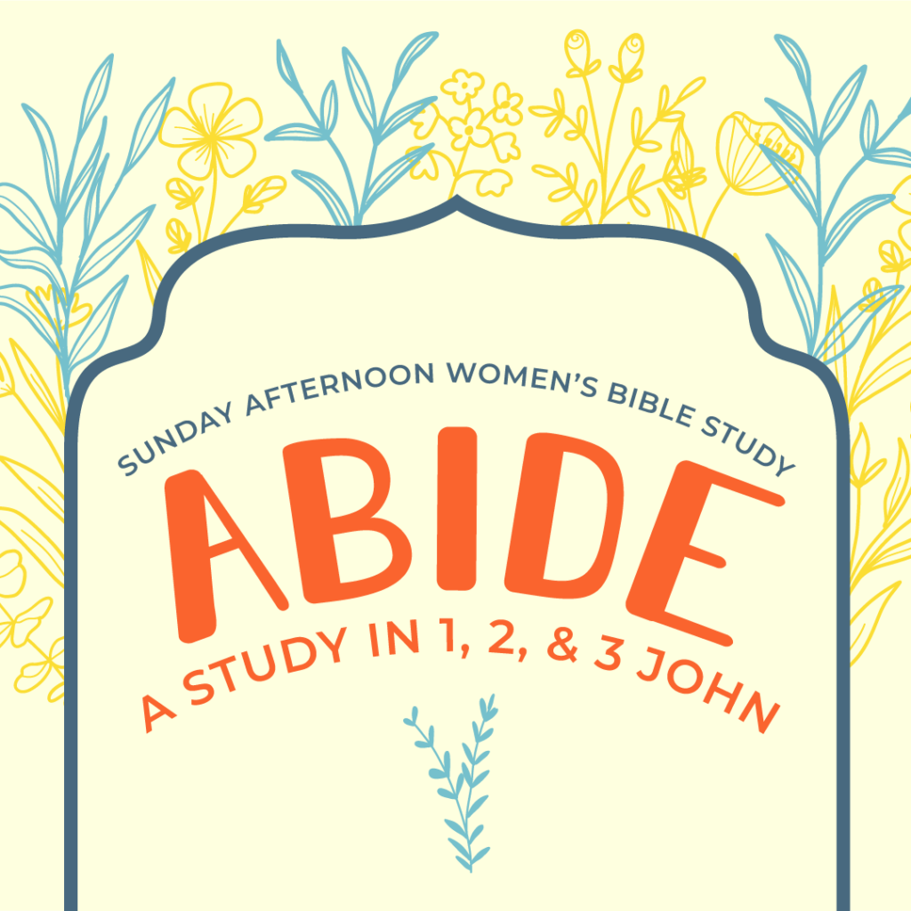 Sunday Afternoon Women's Bible Study: Abide